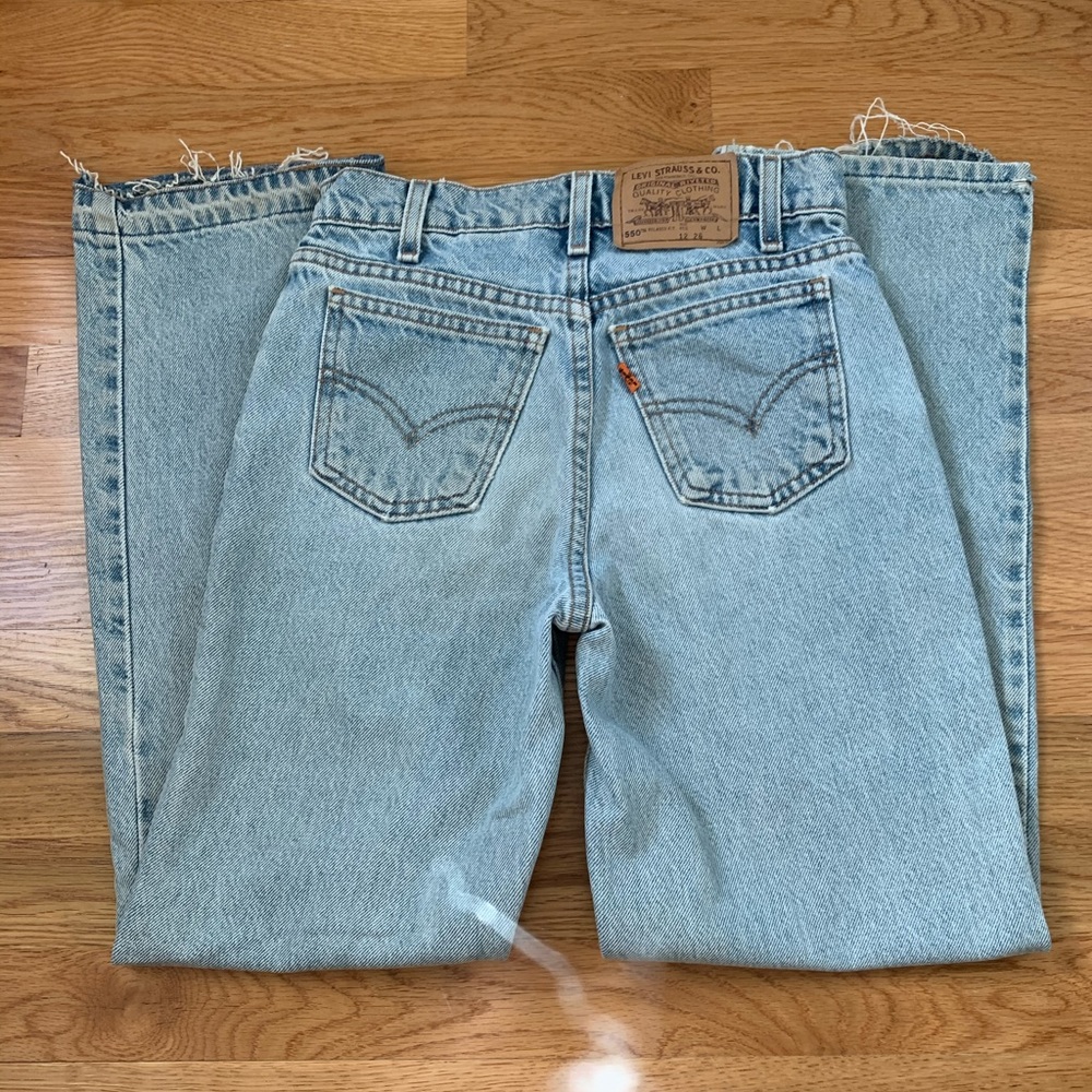 BEAUTIFUL rare size XXS vintage light wash levis